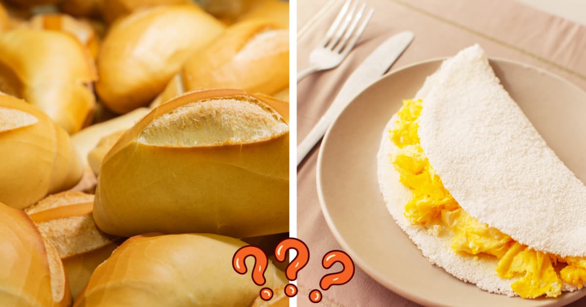 Crepioca ou pão francês? Qual é a melhor opção para um café da manhã saudável
