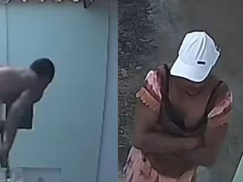 VÍDEO: Homem invade casas nu, assedia moradora e foge vestido de mulher