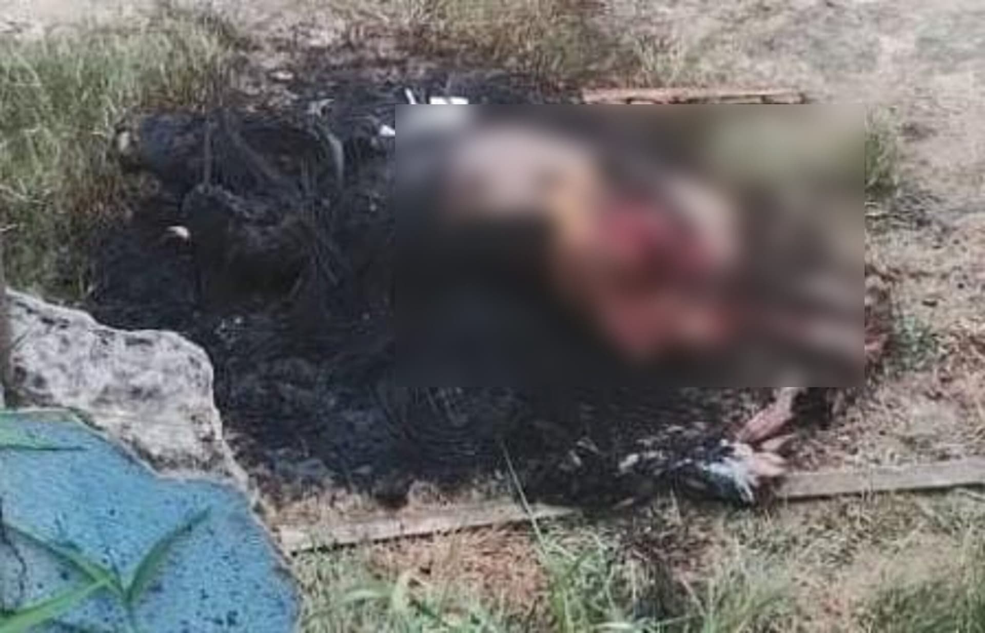 VÍDEO: corpo é encontrado decapitado e em chamas na zona leste de Manaus