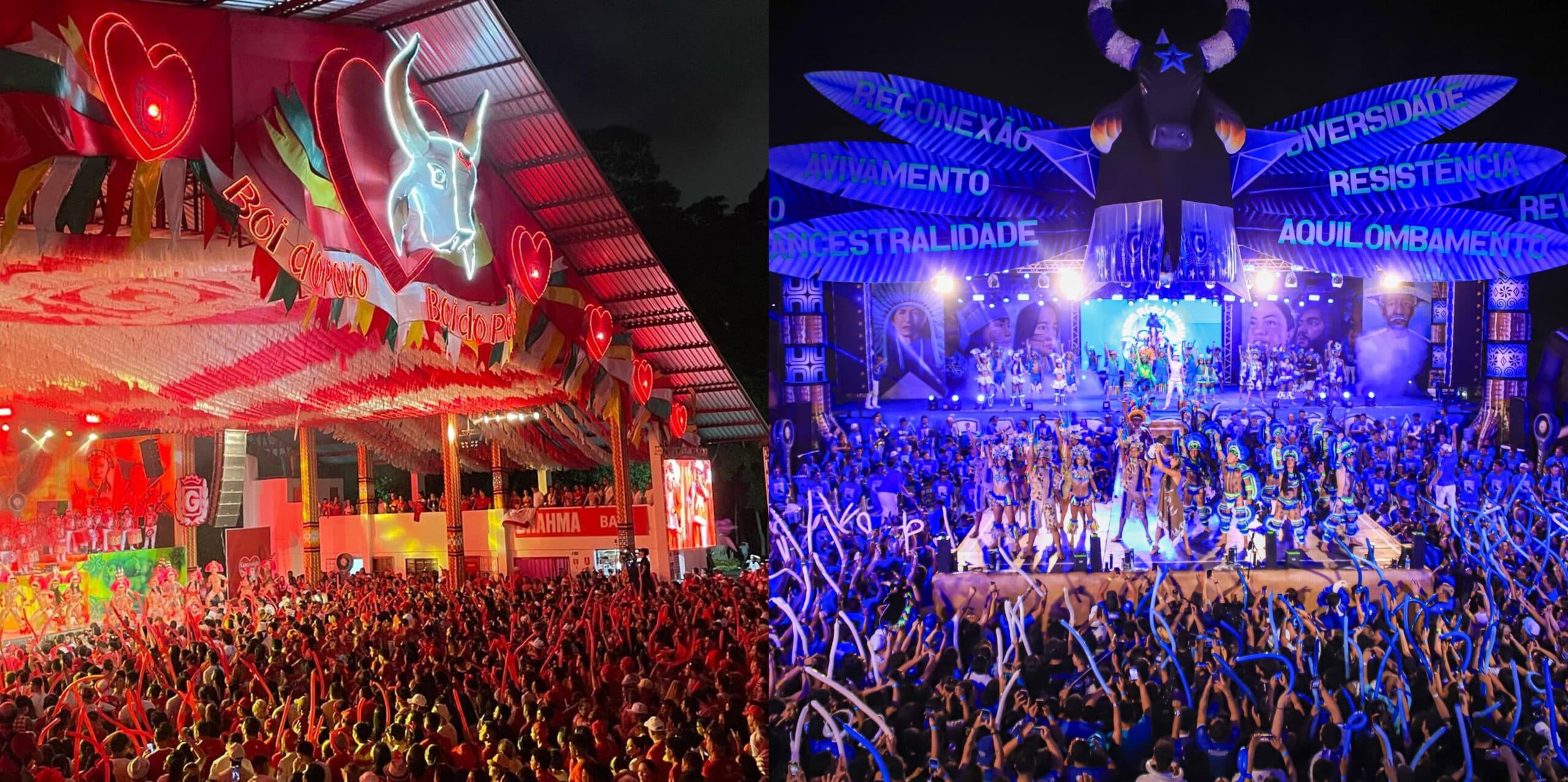 Coração da festa: currais de Caprichoso e Garantido encantam visitantes antes do Festival de Parintins