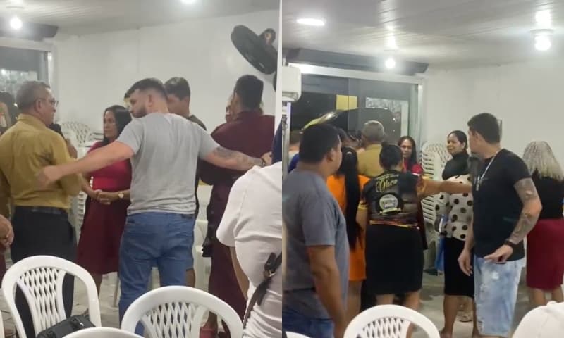 Veja o momento em que Pastor é preso durante culto em Manaus