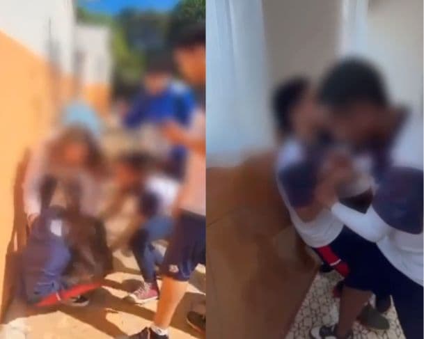 Estudantes realizam “brincadeira do desmaio” dentro de escola particular