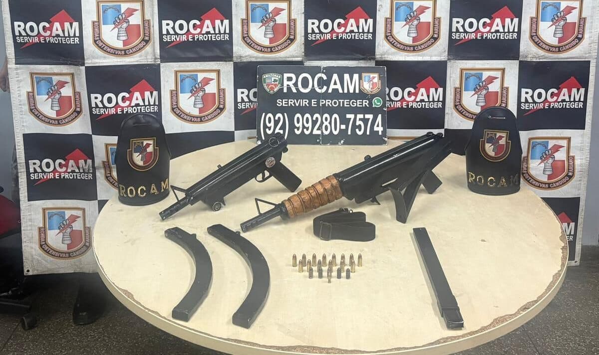 Homem é preso suspeito de guardar submetralhadoras para facção criminosa em Manaus