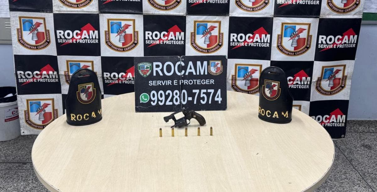 Suspeito é preso com revólver e munições após denúncia no Parque São Pedro