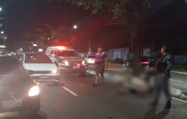 Morador de rua morre após ser atropelado em Manaus