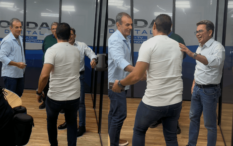 Marcelo Ramos e Tadeu de Souza se encontram na Rede Onda em meio às costuras para 2026