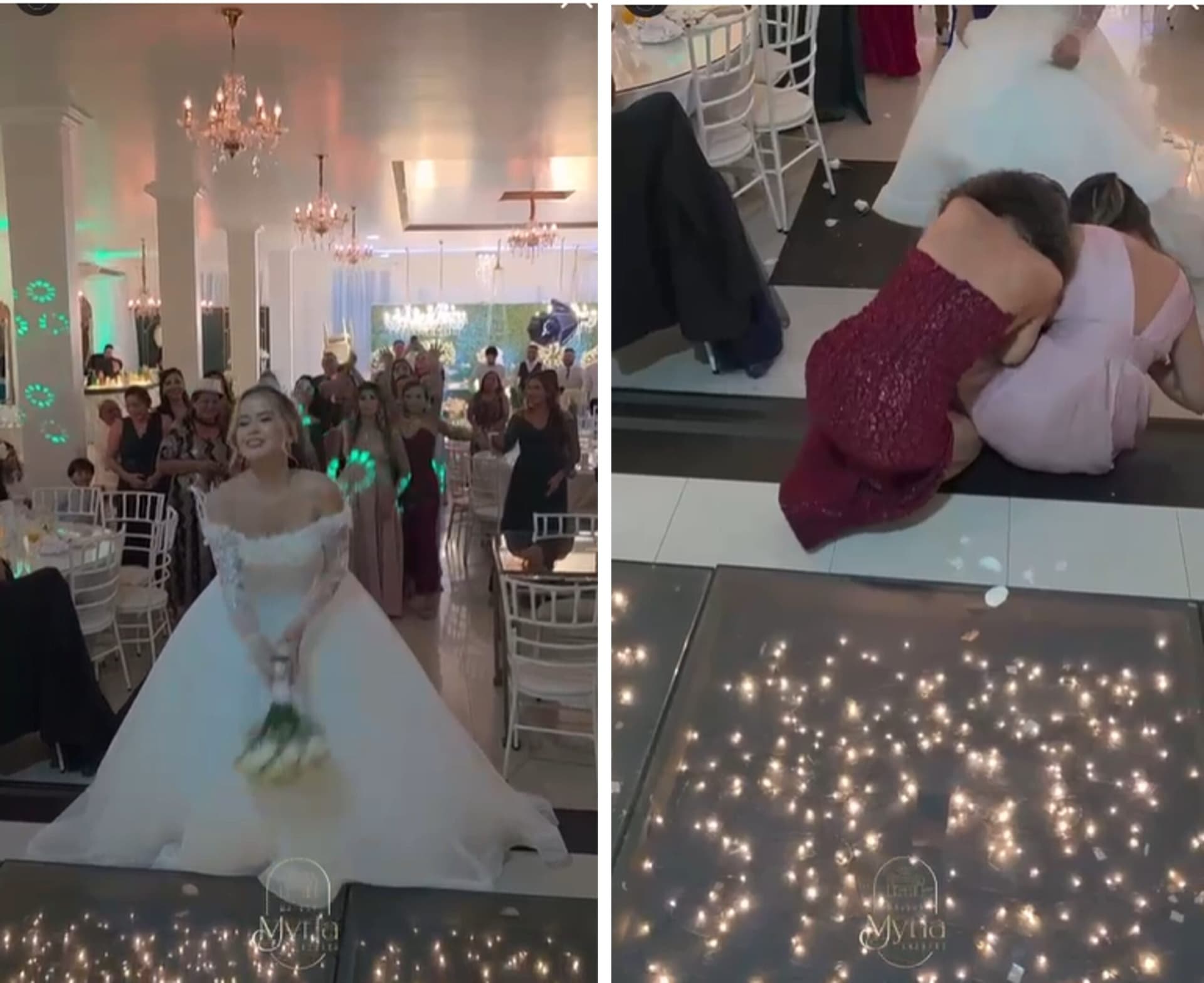 Confusão em festa de casamento em Manaus: tia e prima da noiva brigam pelo buquê e vídeo viraliza