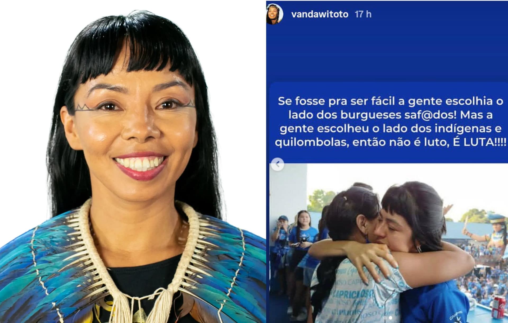 Vanda Witoto polemiza ao chamar Boi Garantido de &#8220;burguês&#8221; após derrota do Caprichoso