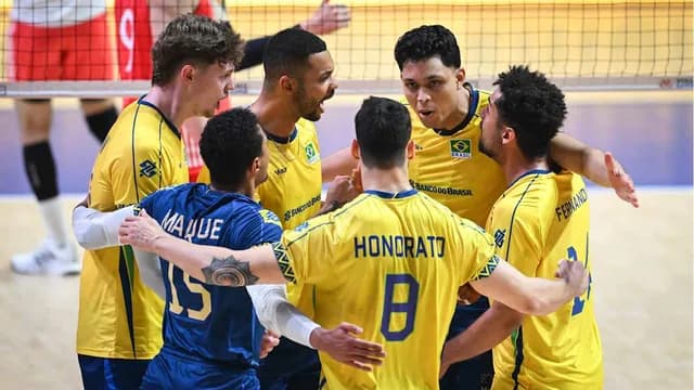 Brasil vence China e vai à semifinal da Liga das Nações Masculina de vôlei