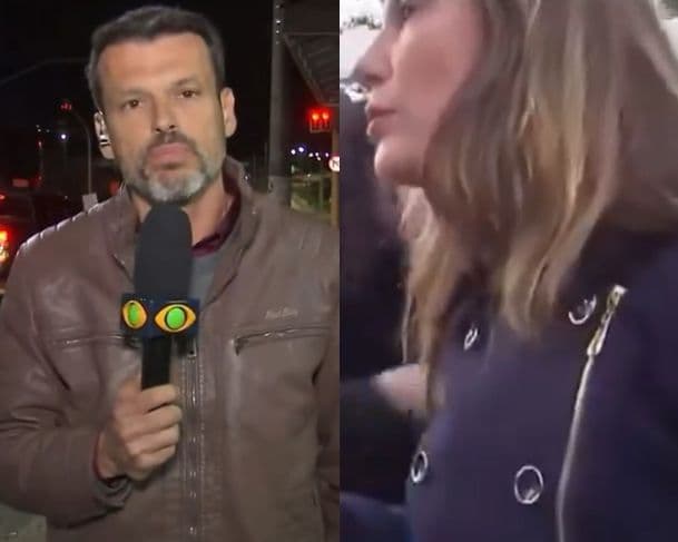Jornalista da Band pede desculpas após empurrar repórter durante transmissão
