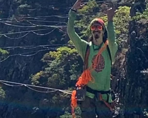 Turista morre após queda de 50 metros durante prática de Highline em cachoeira