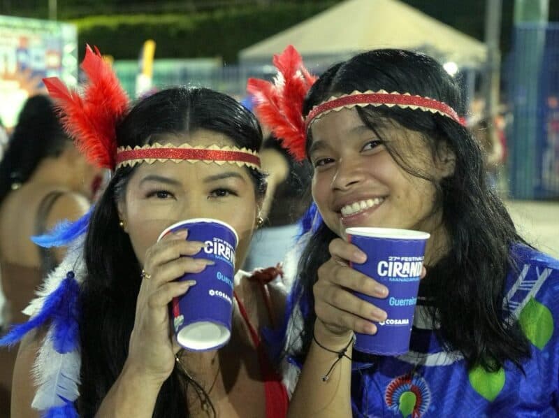 Festival de Ciranda 2025: mais de 50 mil copos de água são distribuídos ao público no Parque do Ingá