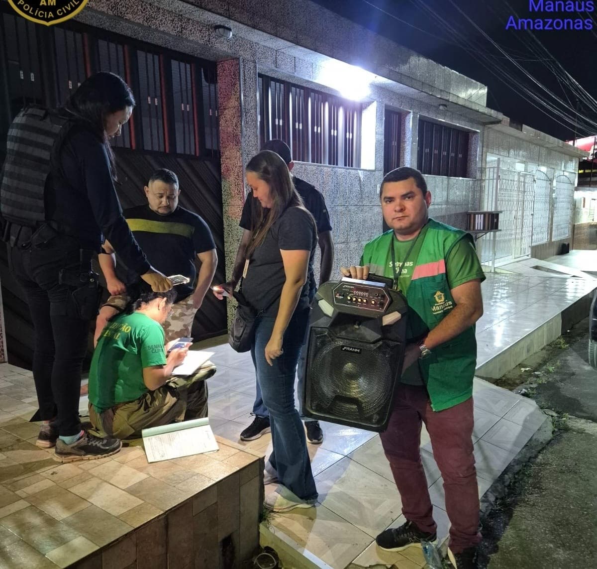 Operação Harpócrates: Dona de bar é presa por som alto em Manaus