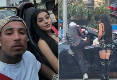 Gato Preto e Bia Miranda sofrem acidente de trânsito em São Paulo: &#8220;Bati minha Porsche. Perdi R$ 1 milhão e meio&#8221;