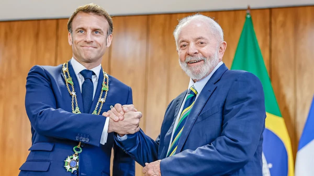 Lula liga para Macron e reforça repúdio ao tarifaço de Trump