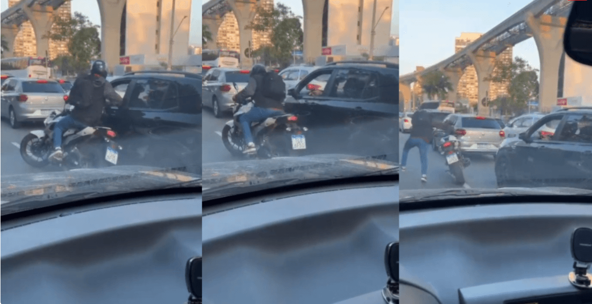 VÍDEO: Motorista rouba arma e mata ladrão durante tentativa de assalto em São Paulo