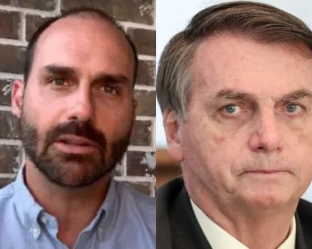 “Seu ingrato”: Eduardo Bolsonaro cobra e xinga ex-presidente em conversa de WhatsApp