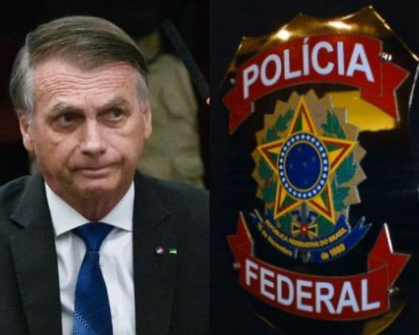 Policia Federal cumpriu mandados de busca e apreensão de celulares na casa de Jair Bolsonaro