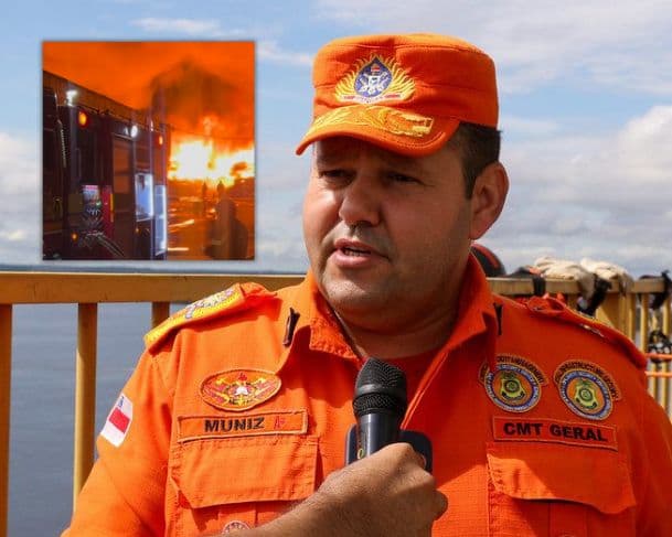&#8220;Na fase de rescaldo&#8221;, diz Comandante do Corpo de Bombeiros sobre combate a incêndio no Distrito Industrial