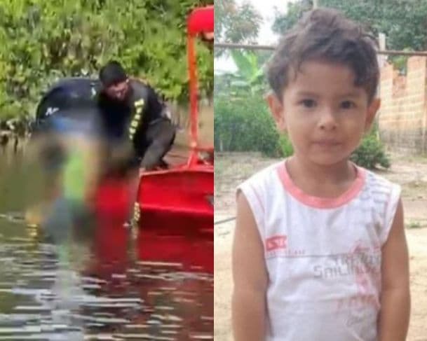 Criança de 3 anos morre em naufrágio de canoa em Iranduba