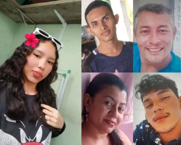 Polícia divulga imagens de cinco pessoas desaparecidas em Manaus