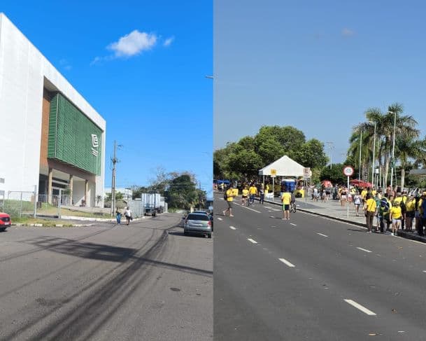 Com poucos participantes, Manaus adere motociata em favor do ex-presidente Jair Bolsonaro