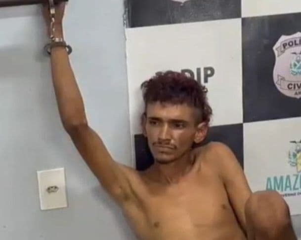 “Pica-Pau” é preso antes de ser linchado no Centro de Manaus