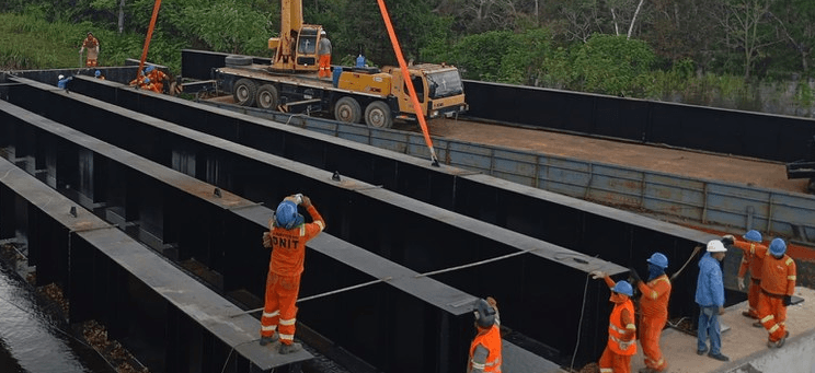 Rio Curuçá: obra interdita o trânsito na rodovia BR-319 nesta sexta-feira