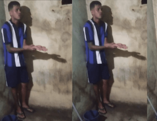 Suspeito de aterrorizar moradores com série de assaltos é ‘castigado’ pelo tribunal do crime em Manaus