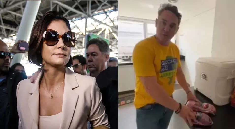 Michelle nega churrasco anunciado por deputado antes de visita a Bolsonaro