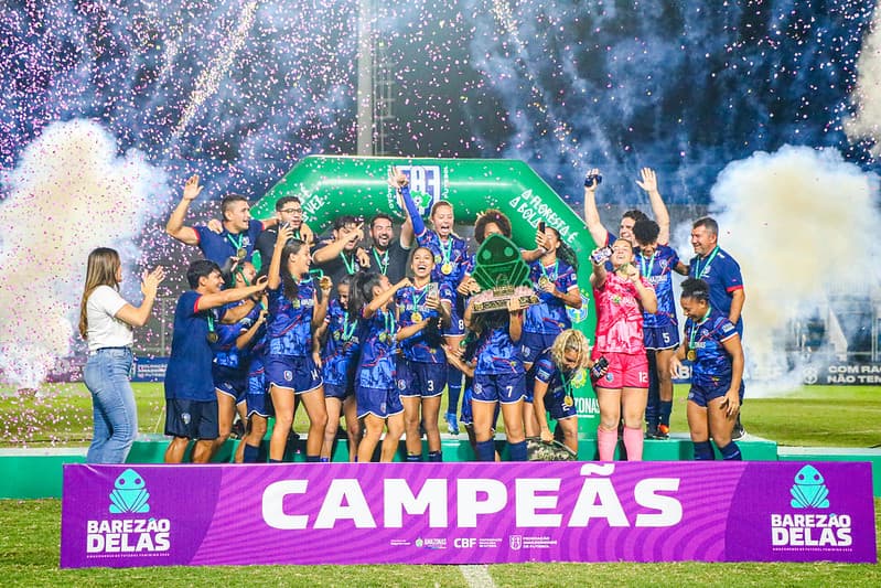 Instituto 3B goleia o Penarol por 4 a 0 e é pentacampeão do Amazonense Feminino