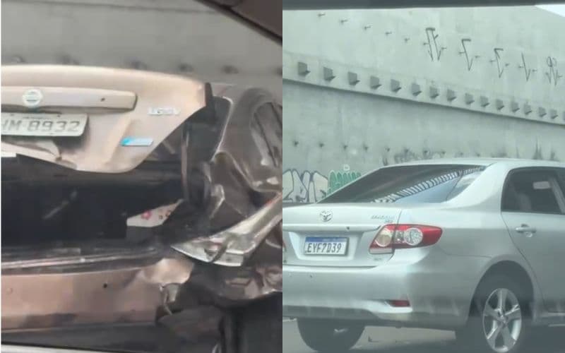 Acidente deixa trânsito lento na Avenida das Flores, em Manaus