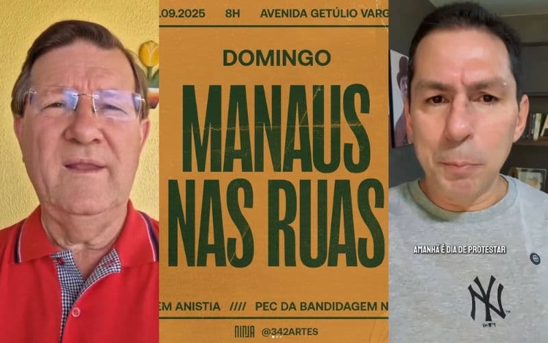 Liderança da esquerda intensifica militância a protestar contra anistia e PEC da Blindagem em Manaus