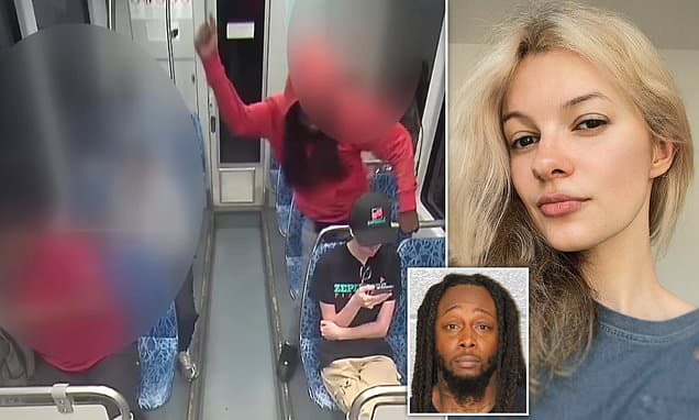 IMAGENS FORTES: Refugiada ucraniana é morta a facadas em trem nos Estados Unidos