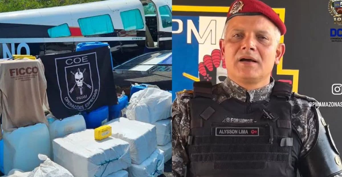 “Impomos aos traficantes mais de 10 milhões em prejuízos”, diz coronel sobre apreensão de 360 kg de drogas no AM