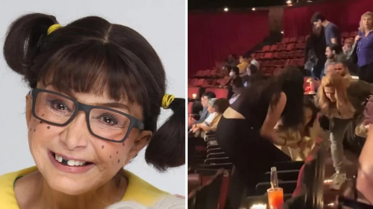 VÍDEO: Após internação, “Chiquinha” do Chaves cai em escada de teatro no México
