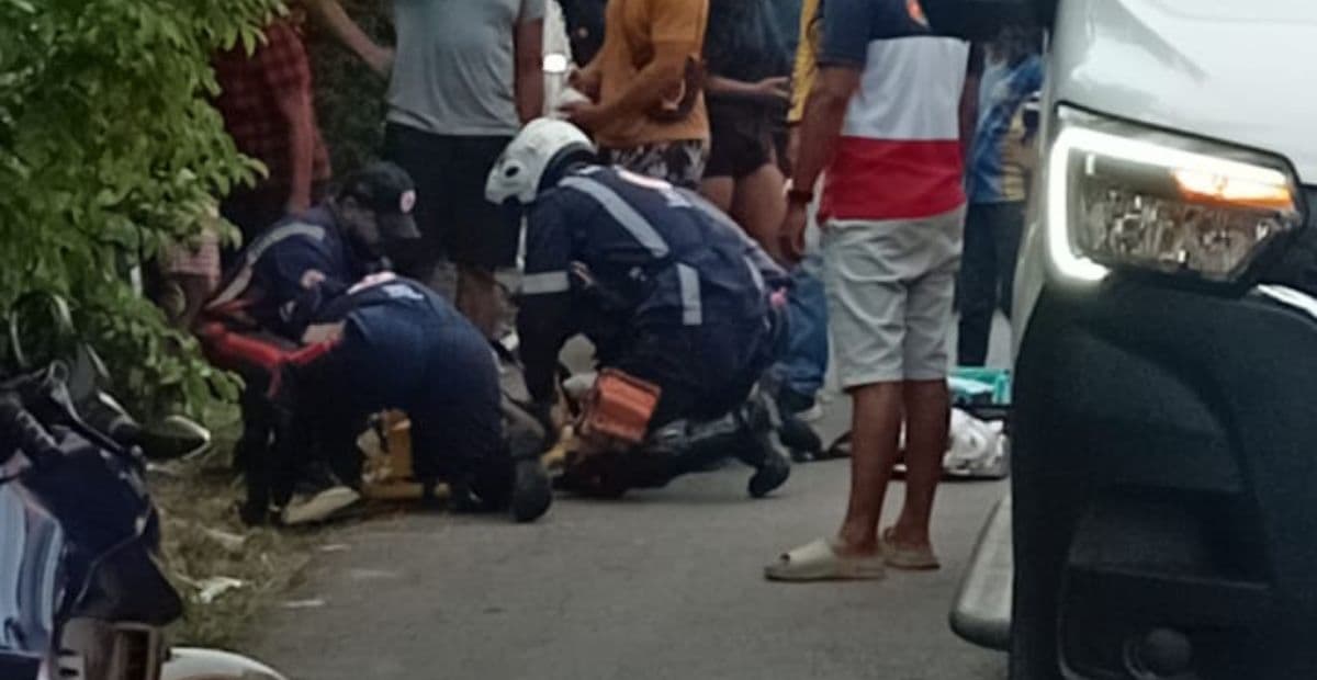 Criança é atropelada por motociclista no Santa Etelvina