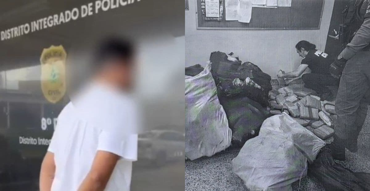 Homem é preso por guardar 368 kg de skunk em oficina na zona Oeste de Manaus