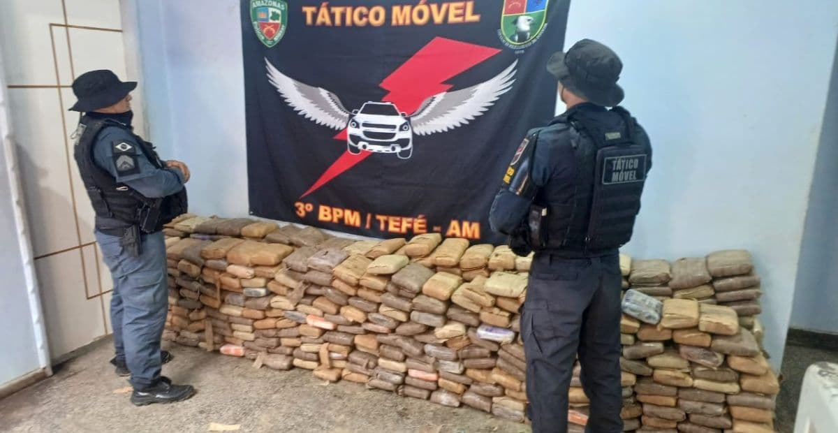 Megaoperação policial em Tefé apreende 600 kg de drogas e desarticula grupo criminoso