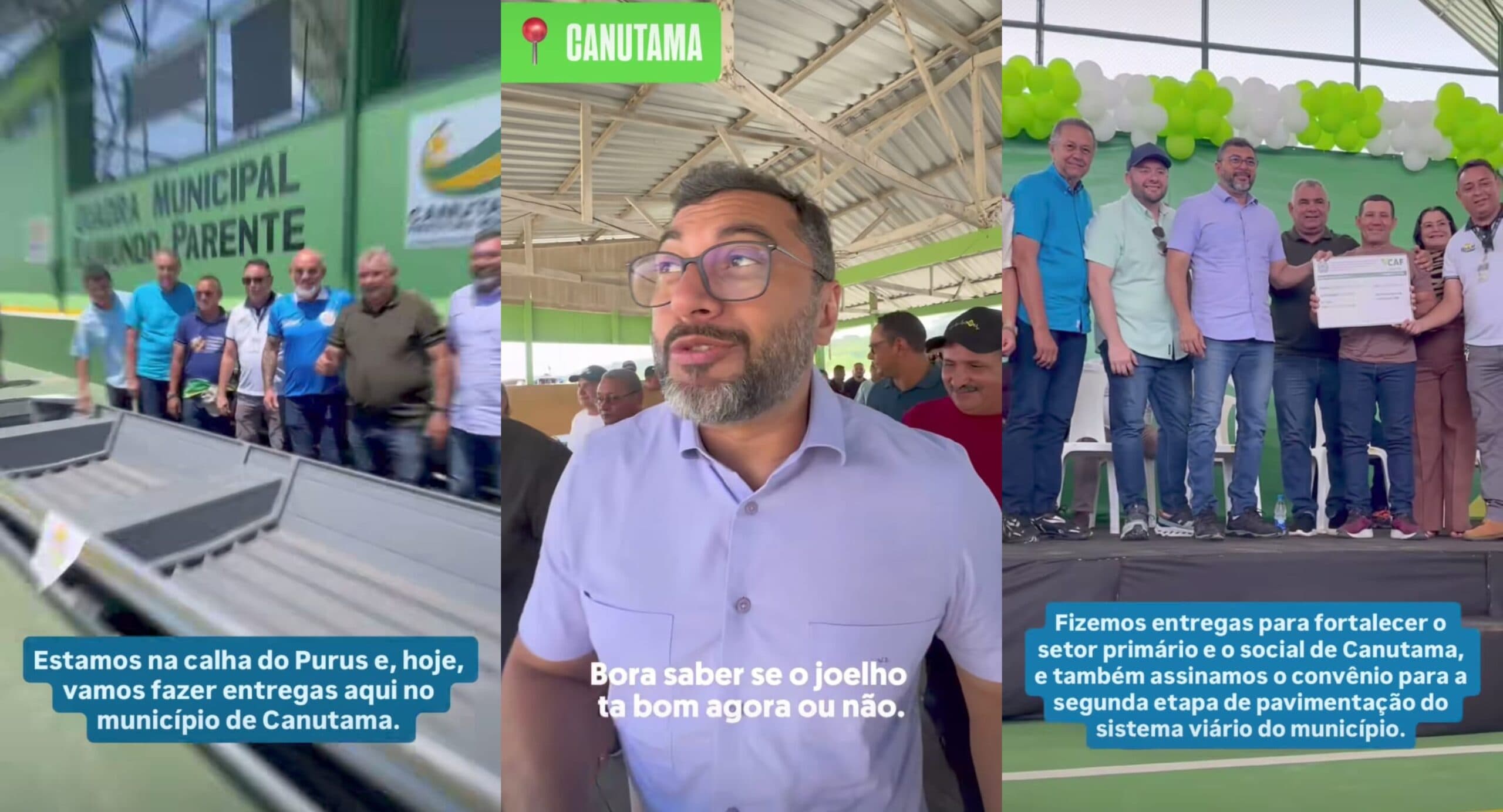 Wilson Lima cumpre agenda no interior e reforça entregas em Canutama