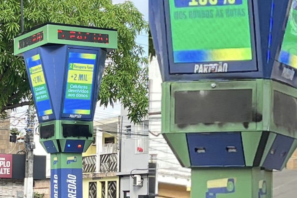 Motorista de aplicativo é identificado após pichar câmeras do Sistema Paredão em Manaus