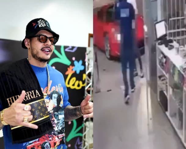 Veja momento em que Hungria compra bebidas, antes de ser internado