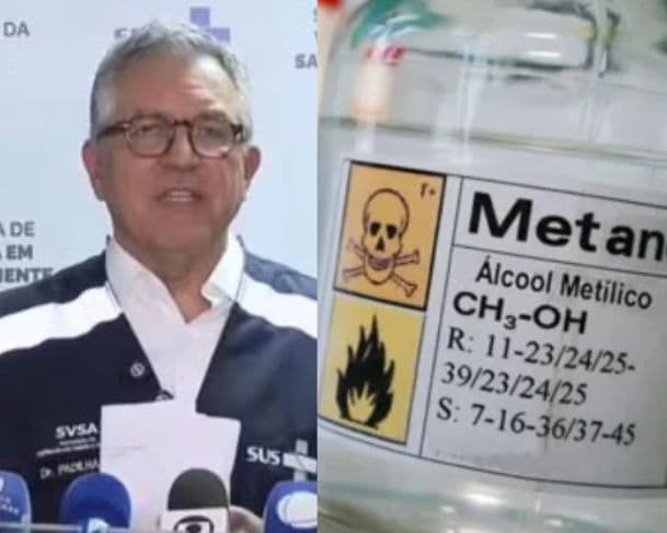Brasil confirma 59 casos de contaminação por metanol registrados