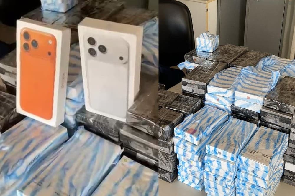 PRF apreende 169 iPhones avaliados em R$ 1,7 milhão escondidos em carro na BR-163