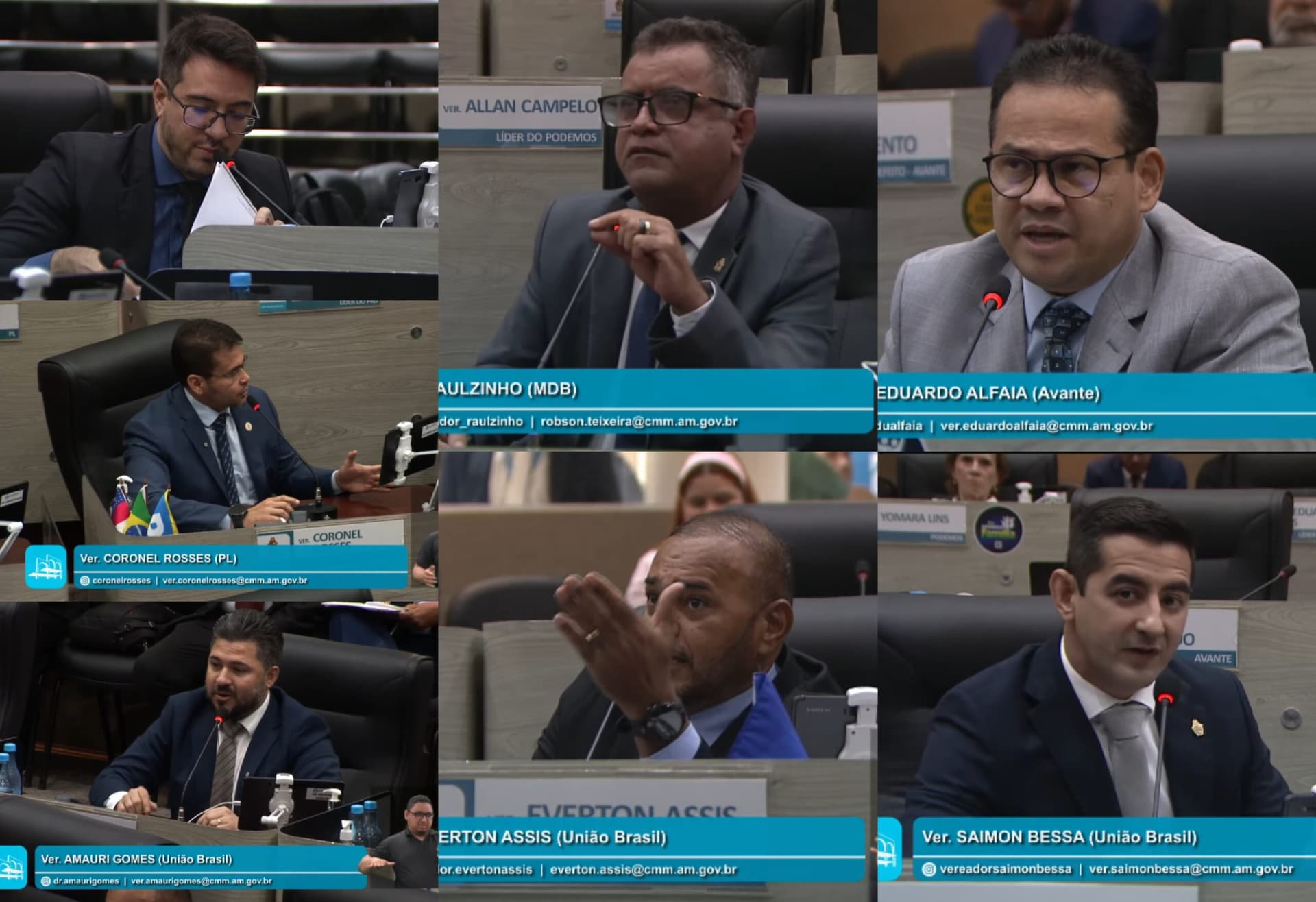 Pedido de vista de Rodrigo Guedes gera embate acalorado na Câmara Municipal de Manaus