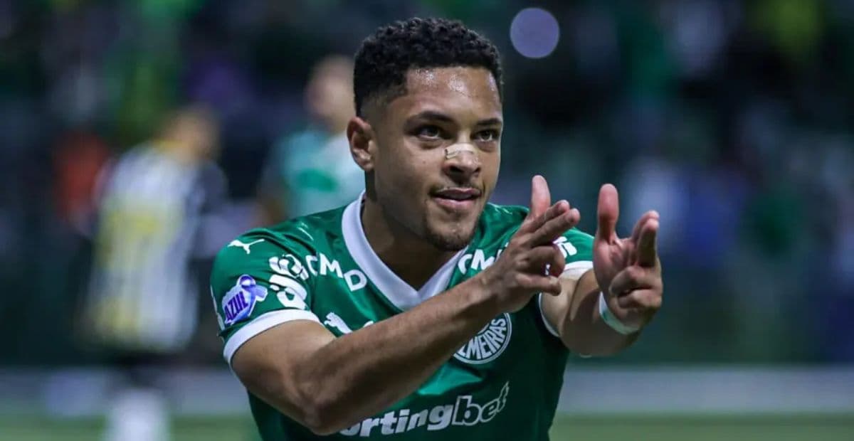 Palmeiras vence Santos e amplia vantagem para o Flamengo na liderança