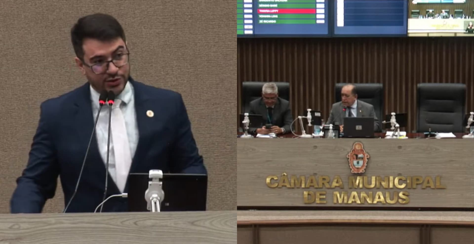 “Respeite a minha fala”: Bate-boca entre Rodrigo Guedes e Professor Samuel marca sessão na Câmara