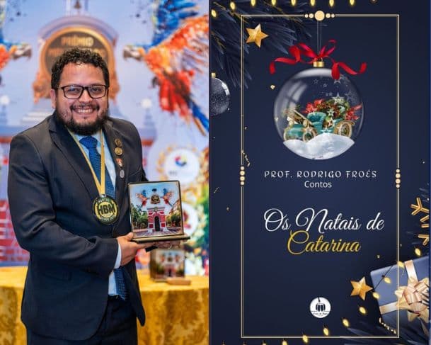“Os Natais de Catarina”: escritor Rodrigo Fróes apresenta nova obra inspirada no espírito natalino