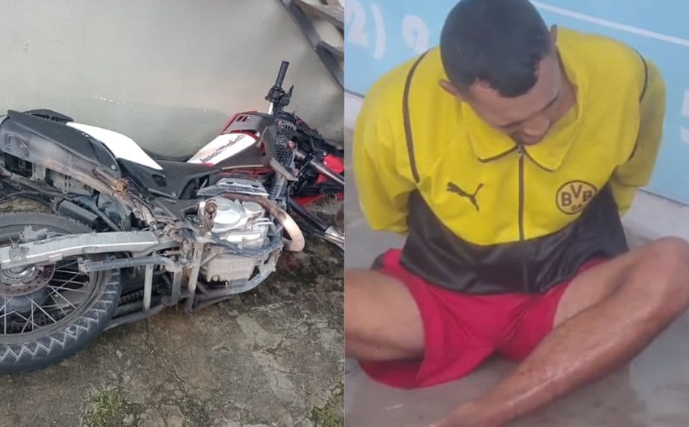 Suspeito de tentar furtar motocicleta é espancado por populares na zona Norte de Manaus