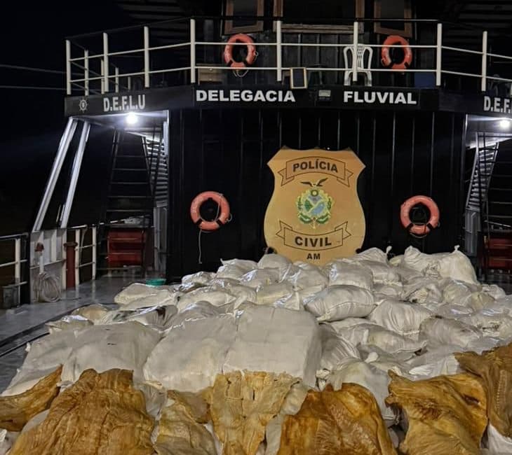 Mais de 300 sacos de pirarucu seco são apreendidos em Itacoatiara